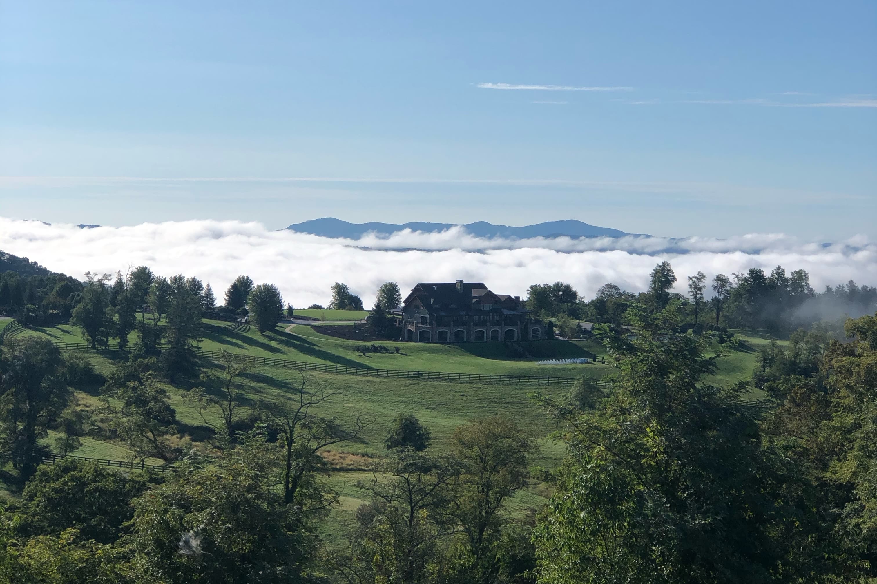 Grand Highland Clubhouse above the clouds.