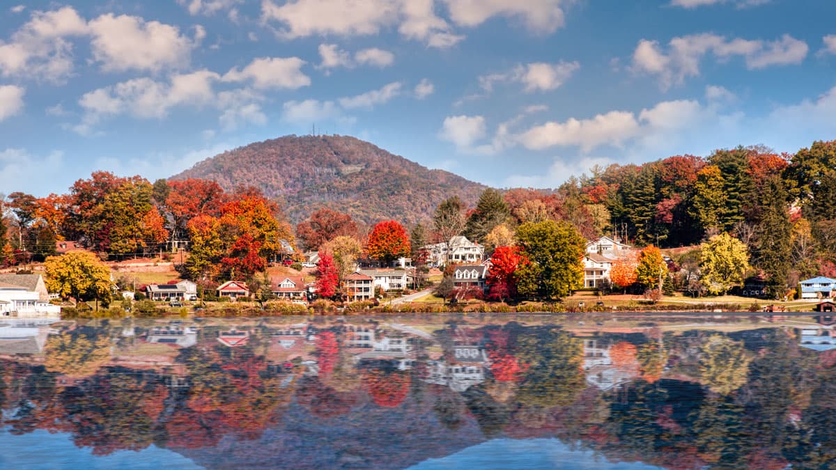 Lake Junaluska in Waynesville NC.